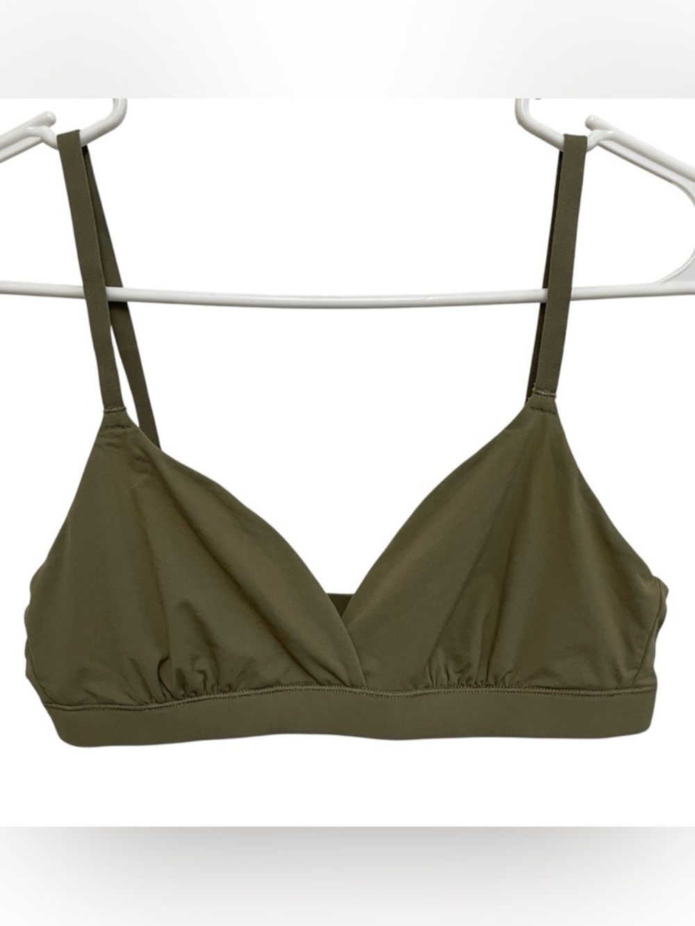 Skims fits everybody crossover bralette khaki